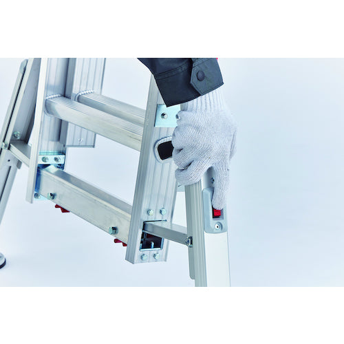 Hasegawa Rakunori 3-section ladder with stabilizer 8.10m LH3-80 1 unit