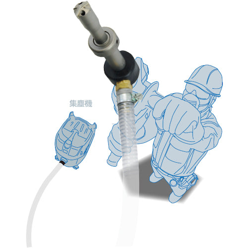 Sanko Techno Power Q-Drill with Stopper SDS-plus Shaft Blade Diameter 22.5mm PQ4S-22.5X70STX210 1 Piece