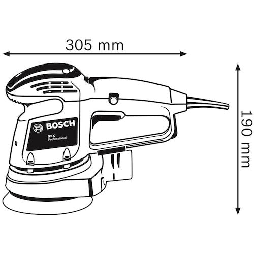 ボッシュ　吸じんランダムアクションサンダー　GEX34-125　1 台