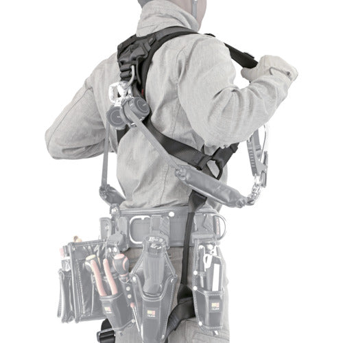 タジマ　ハオルハーネスＨＳ　黒　AHSF-BK　1 個