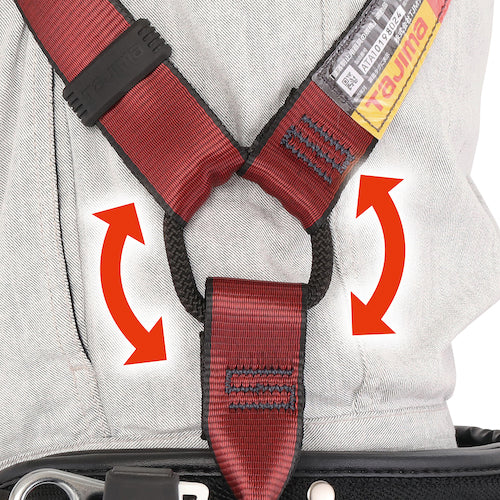 タジマ　ハオルハーネスＨＡ　赤　AHAF-RE　1 個