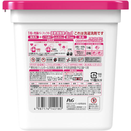 Ｐ＆Ｇ　ボールド　ジェルボール　４Ｄ　プレミアムブロッサム　本体　１１個　404756　1 CS