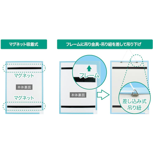 マグエックス　アプライホワイトボード　MAWB-3042B-Y　1 枚