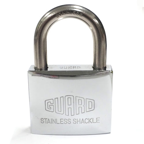 ガード　ステンレスシャックル南京錠　５０ｍｍ　同一キー　ＮＯ．５０００−５０ＫＡ　NO.5000-50KA　1 個