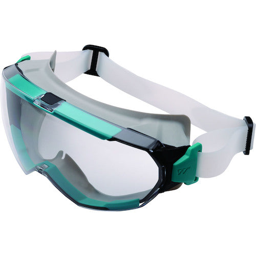 미도리 안전 안전 고글 VG-505F 실리콘 밴드 NV 통풍구 없음 VG-505F-SI-NV 1개