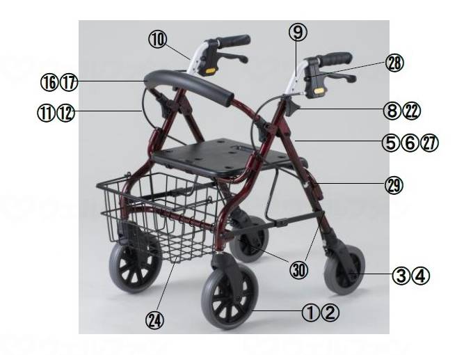 East Eiffeer 알람 로레타 (트레 부속 없음)