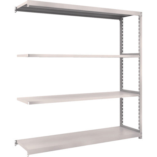 TRUSCO Steel Rack M2 Type Light-Medium Duty Shelf 1760 x 450 x H2100 4 Tiers Connected Neo Gray M2-7644B 1 S