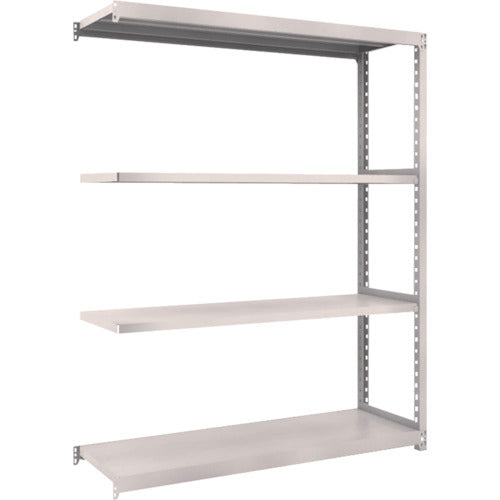 TRUSCO Steel Rack M2 Type Light-Medium Duty Shelf 1460 x 450 x H2100 4 Tiers Connected Neo Gray M2-7544B 1 S