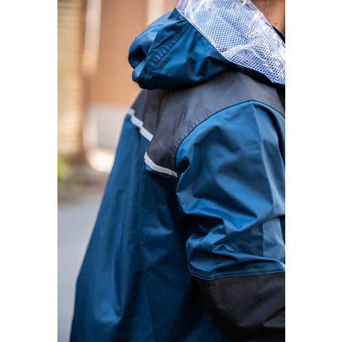 Ｍａｋｋｕ　匠道レインスーツ　ネイビーＬＬ　AS590003　1 着