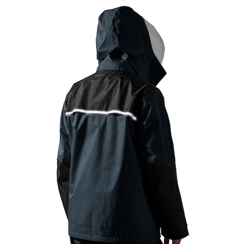 Ｍａｋｋｕ　匠道レインスーツ　ネイビーＬＬ　AS590003　1 着