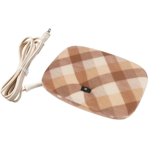 ＫＯＤＥＮ　電気あんか　平形タイプ　ベージュチェック　VWH602H-BG　1 台