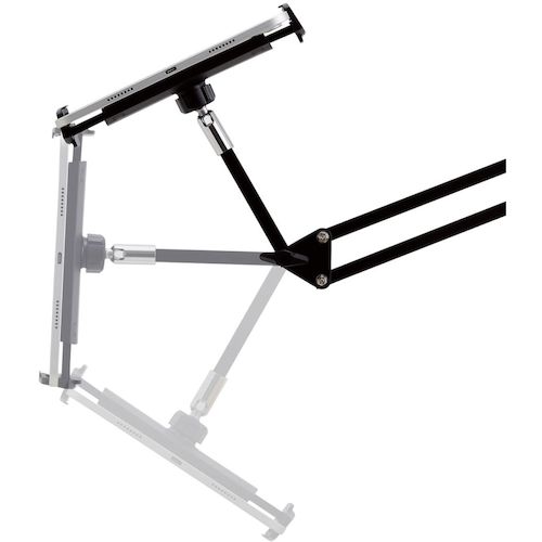 エレコム　スマホ・タブレット用フレキシブルアームスタンド　Ｚアーム型　ヘッドボード取付け可　ブラック　TB-DSZARMBEDBK　1 本