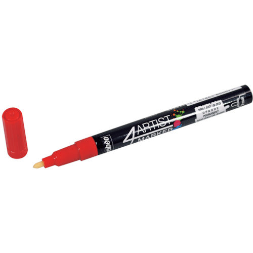 페베오 4 아티스트 마커 2mm 라운드 레드 580007 1 개