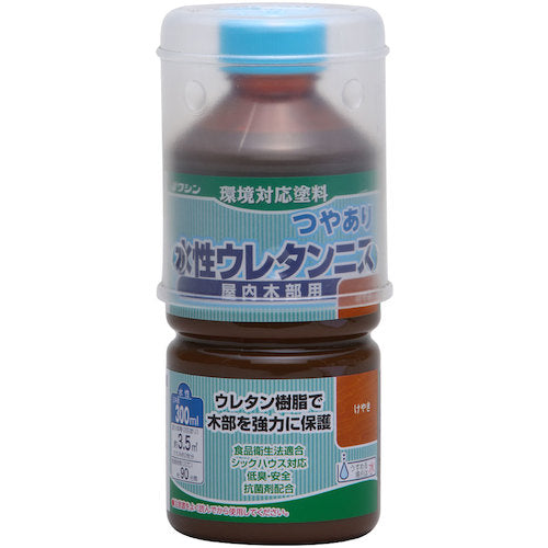 和信ペイント　水性ウレタンニス　けやき　　３００ｍｌ　941306　1 本