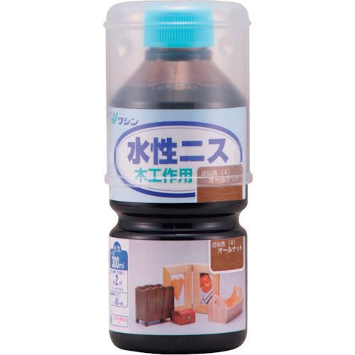 和信ペイント　水性ニス　オールナット　　３００ｍｌ　910614　1 本