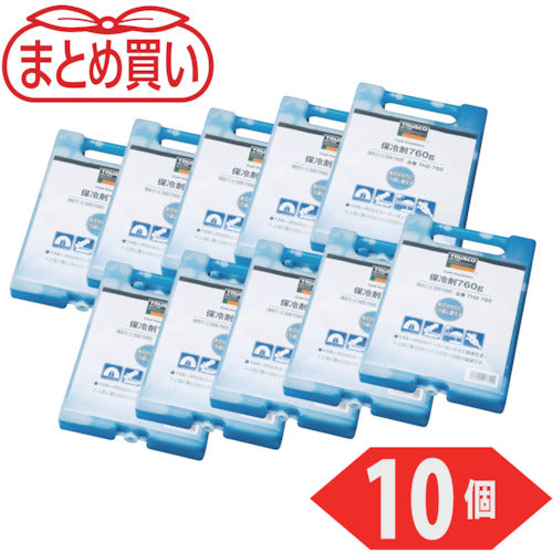 TRUSCO bulk purchase ice pack 760g 10 pieces THZ-760-10P 1 PK