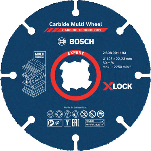 Bosch X-LOCK Carbide Multi Wheel 2608901193 1 piece