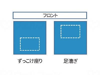 四国繊維販売ｵｰｴｽﾄ　4WAY車椅子ｸｯｼｮﾝ ﾌﾞﾙｰ