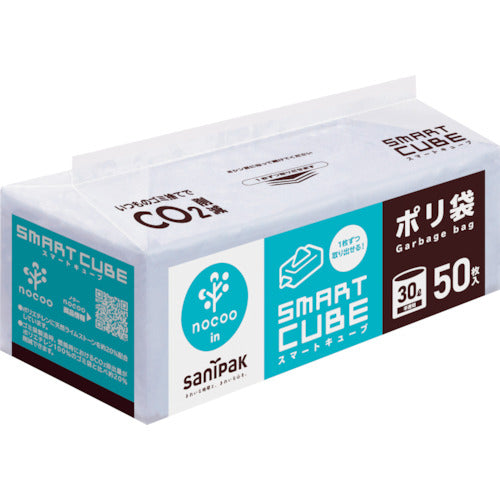 Sanipack 스마트 큐브 노쿠 30L 50 매 CSC30 1 권