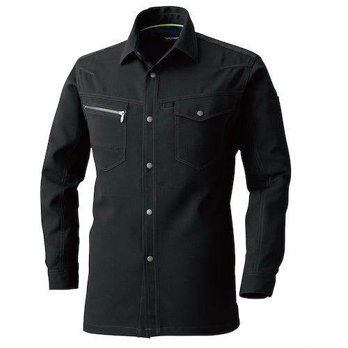 ＳＯＷＡ　９６５　長袖シャツ　ブラック　Ｌ　965-4-L　1 着