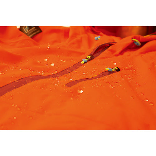 Ｍａｋｋｕ　【売切商品】　フーディライトレインジャケット　オレンジ　Ｓ　AS8200L　1 着