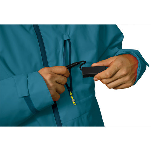 Makku Hoodie Light Rain Jacket Blue M AS82017 1 pc