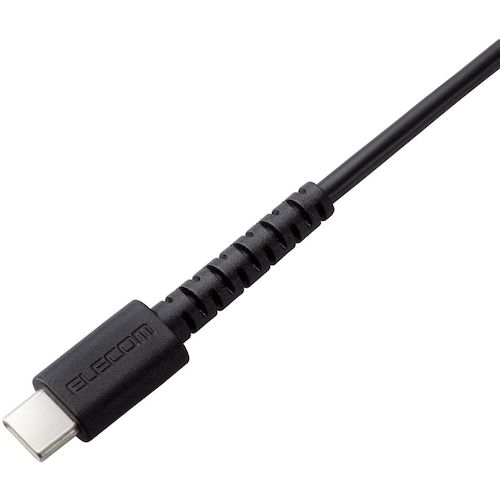 ELECOM AC adapter for notebook PCs, Type-C, USB PD compatible, 45W, cable integrated, 1.8m, black, ACDC-PD2545BK, 1 unit