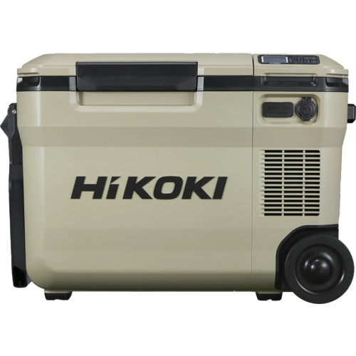 HiKOKI 18V-14.4V 무선 냉온고 대용량 사이즈 25L 샌드 베이지 멀티 볼트 세트품 UL18DBA-WMBZ 1대