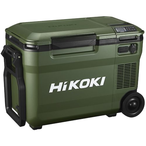 HiKOKI [This season's stock is sold out] 18V-14.4V Cordless refrigerator/warmer, large capacity size 25L, forest green, multi-volt set, UL18DBA-WMGZ, 1 unit