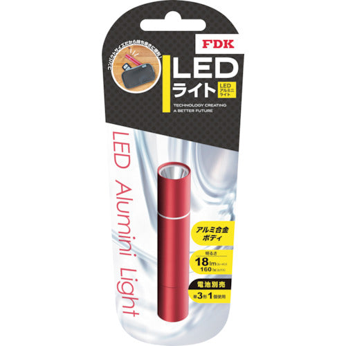 ＦＤＫ　ＬＥＤアルミ二ライトＦＬＡ−３１０５ＦＩＲＣＬ　FLA-3105FIR(CL)　1 個