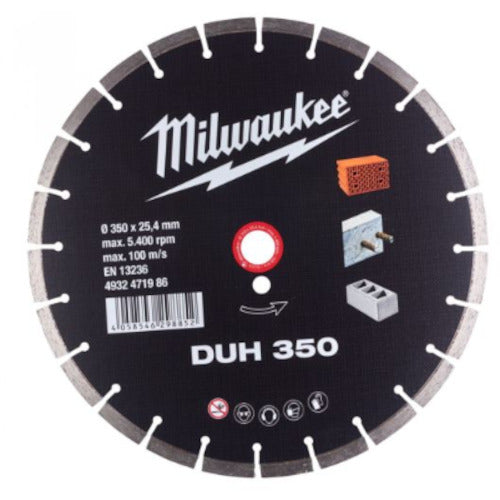 ｍｉｌｗａｕｋｅｅ　３５０ｍｍ　ダイヤモンドブレード（セグメント型・石工用）　4932471986　1 個