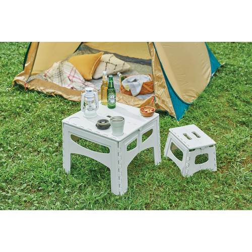 ＴＥＮＭＡ　フォールディングテーブル　ベージュ　811001000　1 個