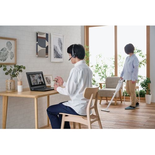 エレコム　Ｂｌｕｅｔｏｏｔｈ対応ヘッドセット　ノイズリダクションマイク機能付き　ブラック　LBT-HSOH20BK　1 個