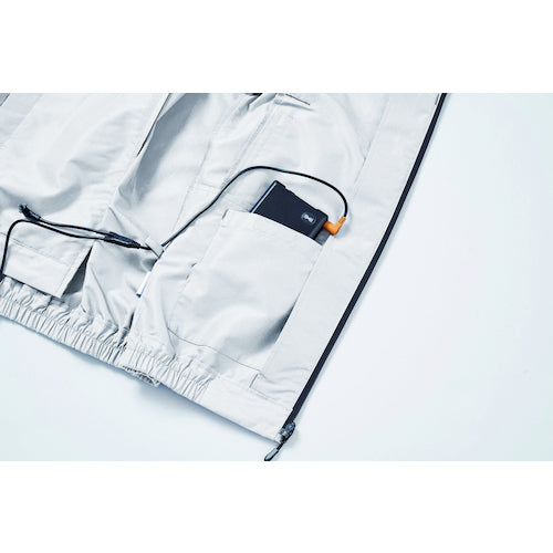 Air-conditioned clothing vest (side fan) Silver L KU92320K30S3 1 unit