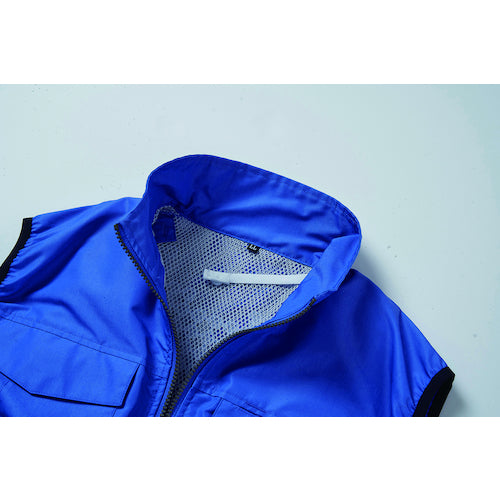 空調服　スペーサー一体型ベスト　ライトブルー　５Ｌ　KU92330N20S7　1 着