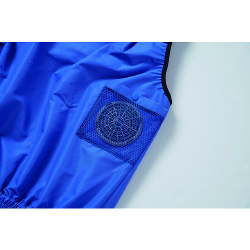 空調服　スペーサー一体型ベスト　ライトブルー　５Ｌ　KU92330N20S7　1 着