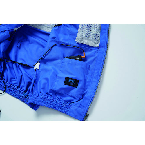 空調服　スペーサー一体型ベスト　ライトブルー　Ｍ　KU92330N20S2　1 着