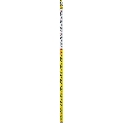 シンワ　アルミスタッフ　２　７ｍ５段　表面１０ｍｍピッチ　裏面１ｍｍピッチ目盛付　73268　1 本