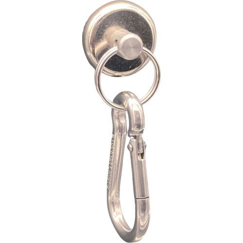 Lactem Strong Magnet Ring Φ25 with Rubber and AK Hook RMAH25 1 pc