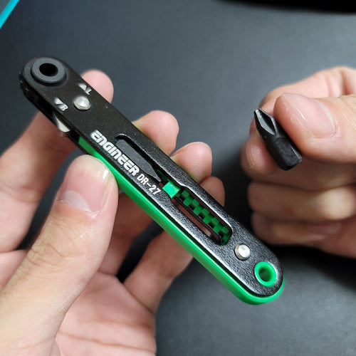 ENGINEER 초박형 래칫 드라이버 DR-27 1개