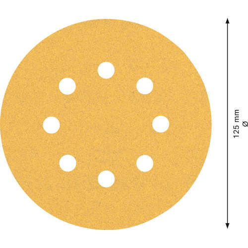 ボッシュ　ランダムアクションサンダーペーパー　Ｃ４７０　１２５ｍｍ　＃１００　５枚入り　2608900806　1 PK