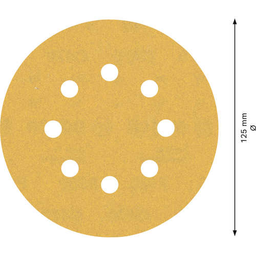 ボッシュ　ランダムアクションサンダーペーパー　Ｃ４７０　１２５ｍｍ　＃１８０　５０枚入り　2608900913　1 PK