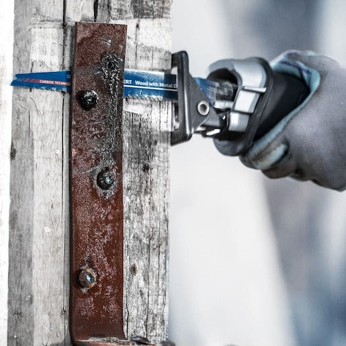 Bosch Saber Saw Blade, Carbide, for Wood and Metal Demolition, S967XHM, 2608900396, 1 ​​PK