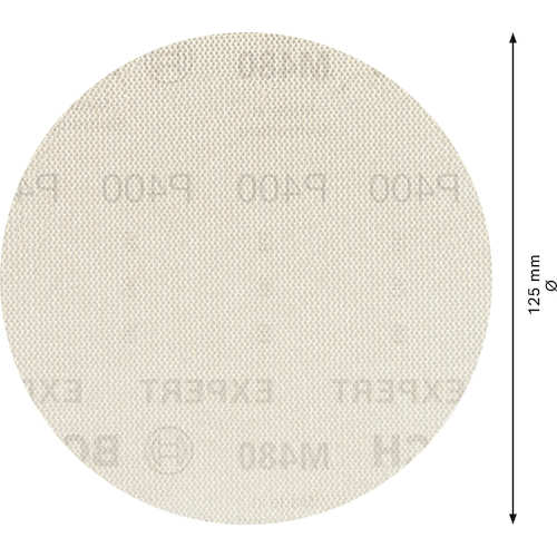 ボッシュ　ネットサンディングディスク　Ｍ４８０　１２５ｍｍ　＃４００　５枚入り　2608900679　1 PK
