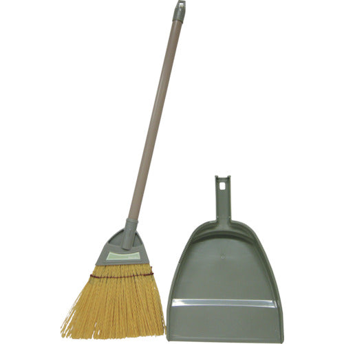 Nippon Cleantec Home &amp; Base Chemical Fiber Broom and Dustpan Set 140544 1 S