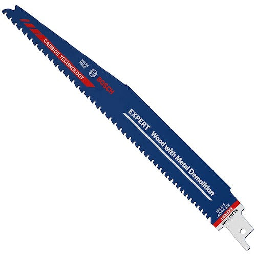 Bosch Saber Saw Blade, Carbide, for Wood and Metal Demolition, S1167XHM, 2608900398, 1 PK