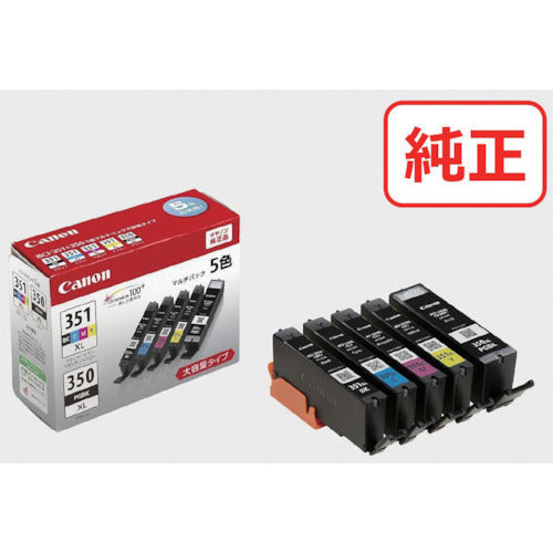 캐논 잉크 탱크 BCI-351XL+350XL/5MP(BK/C/M/Y) BCI-351XL+350XL/5MP 1개