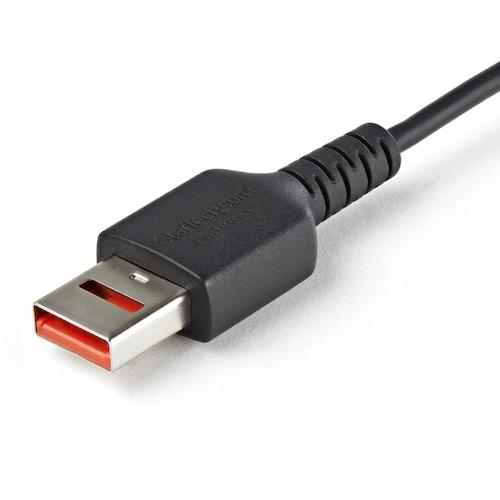 StarTech USB-C cable / 1m / for charging only / Type-C - Type-A / 12W / no data communication function / male-male / black USBSCHAC1M 1 pack