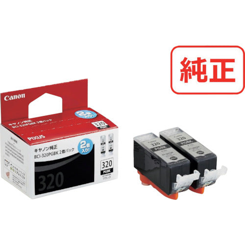 캐논 잉크 탱크 BCI-320PGBK2P 블랙(2개 팩) BCI-320PGBK2P 1개