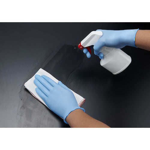 SHOWA 니트릴 고무 일회용 장갑 No8810 니트리스트·뉴 피트 100장입 M사이즈 NO8810-M 1 상자